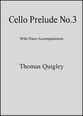 Cello Prelude No.3 P.O.D. cover